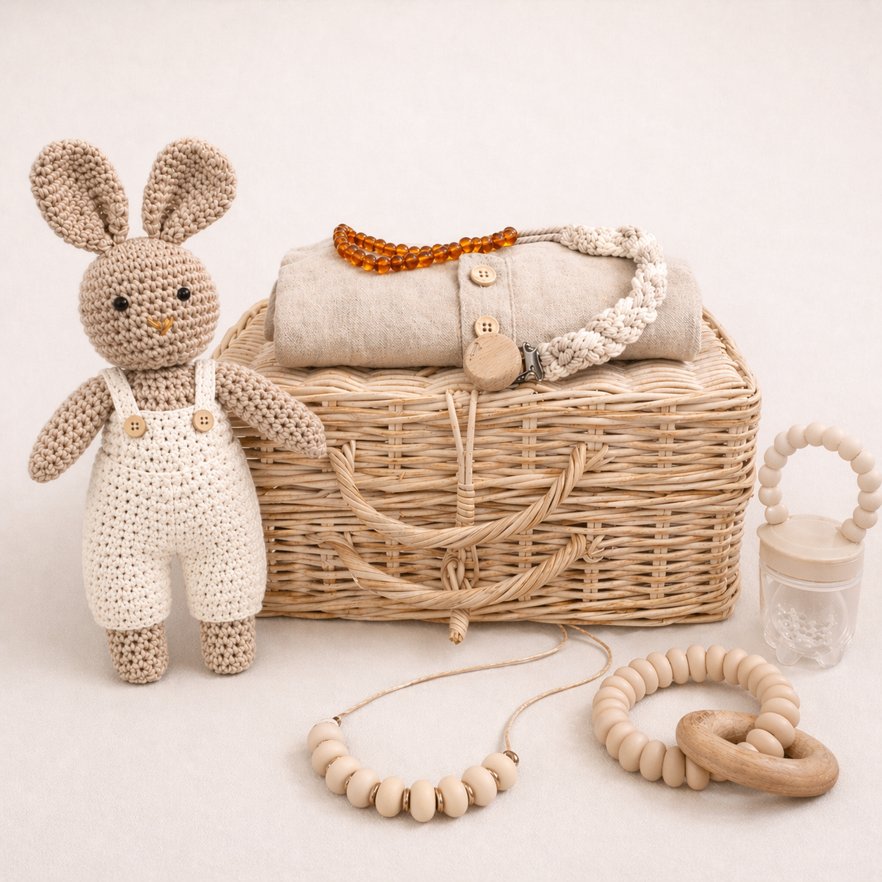 Coffret cadeau naissance – Essentiels bébé & maman