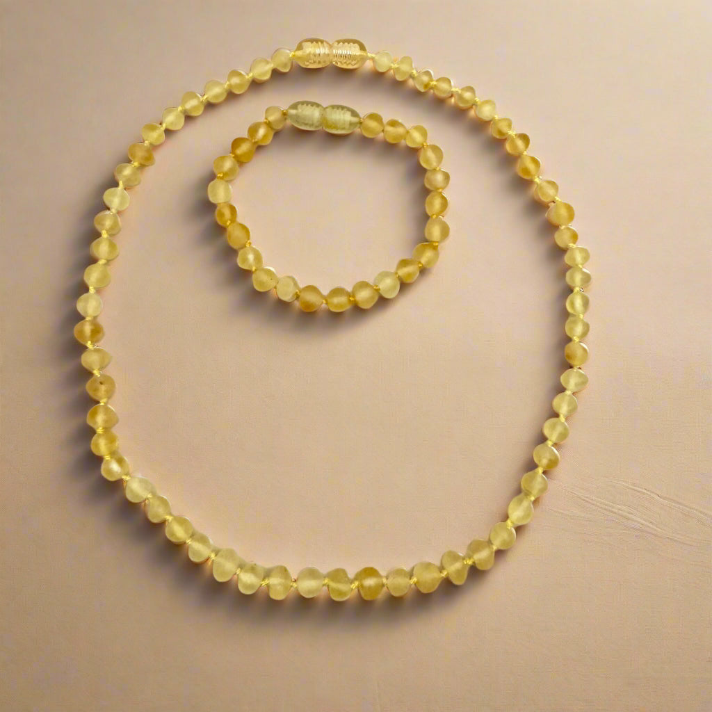 Ambre - Collier et Bracelet pour bébé