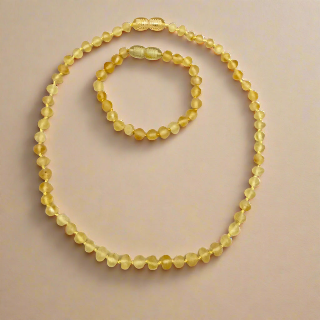 Ambre - Collier et Bracelet pour bébé