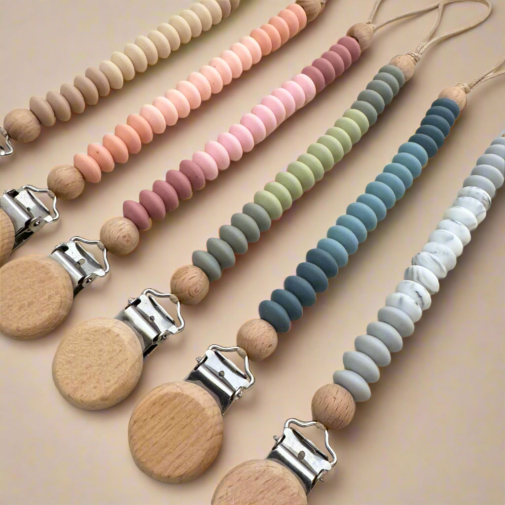 Set ZION Essentiel - Attache tétine et anneau de dentition
