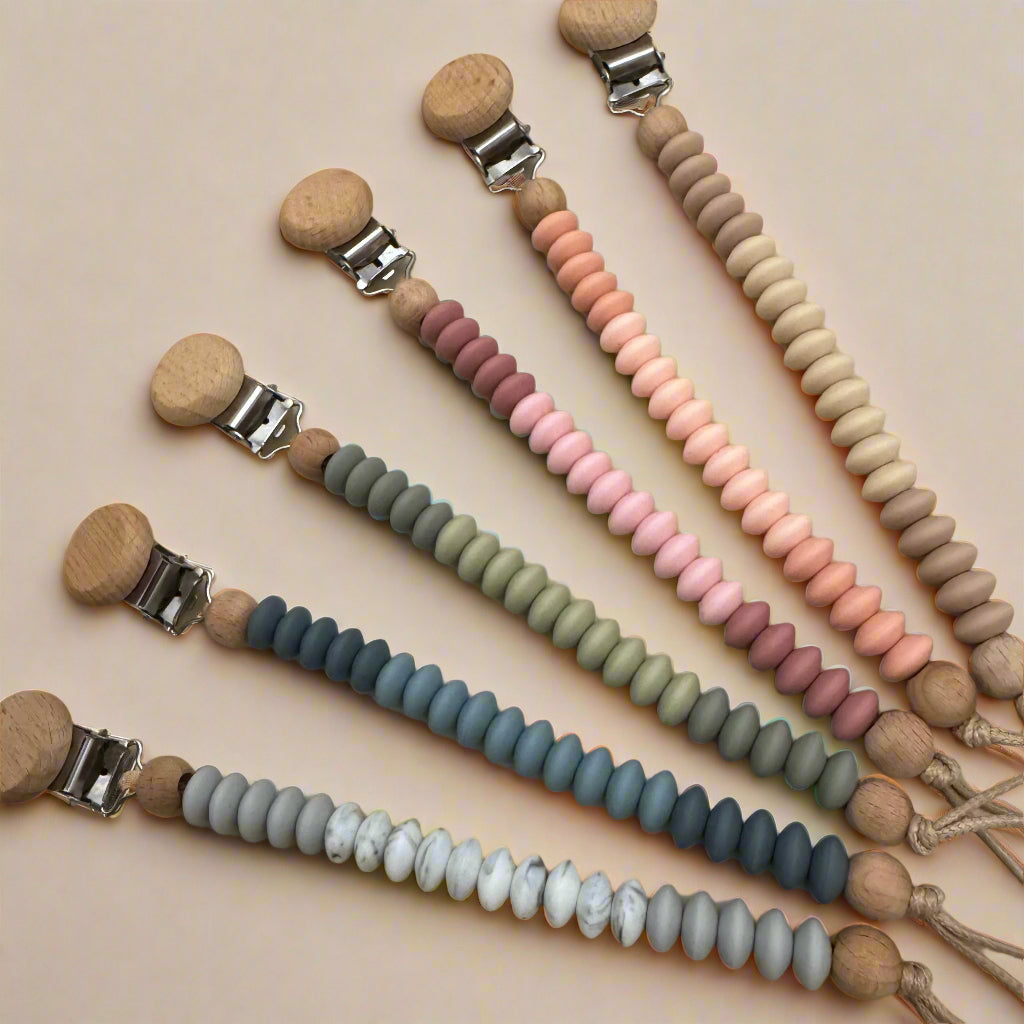 Set ZION Essentiel - Attache tétine et anneau de dentition