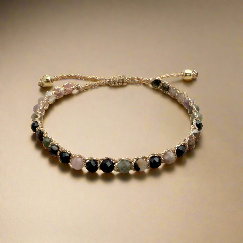 bracelet enfant lithothérapie couleurs naturelles