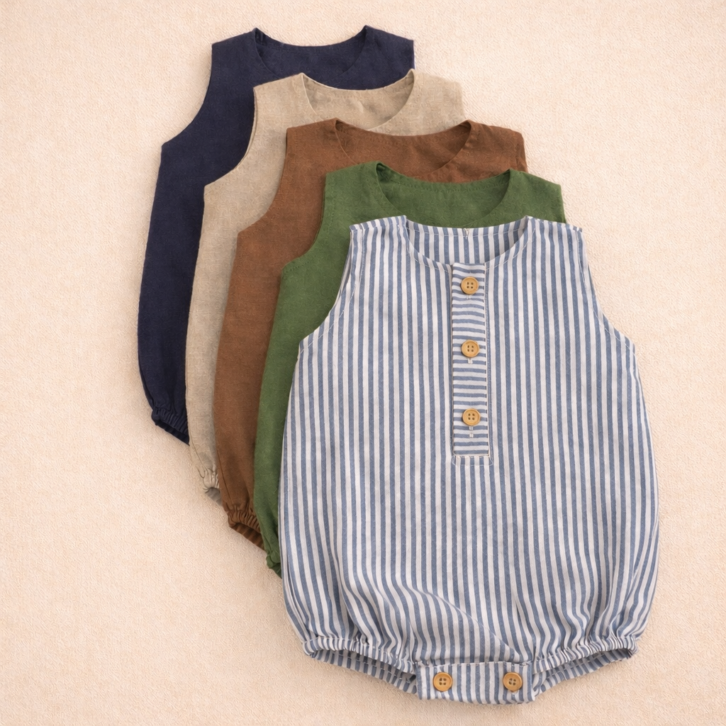 combinaison lin bebe