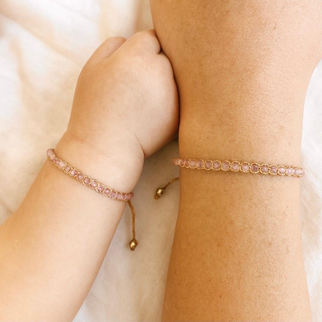 Bracelet BALI enfant –  Pierre naturelle & pierre de naissance