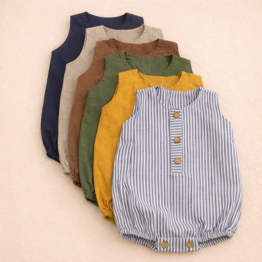 combinaison  lin bebe 