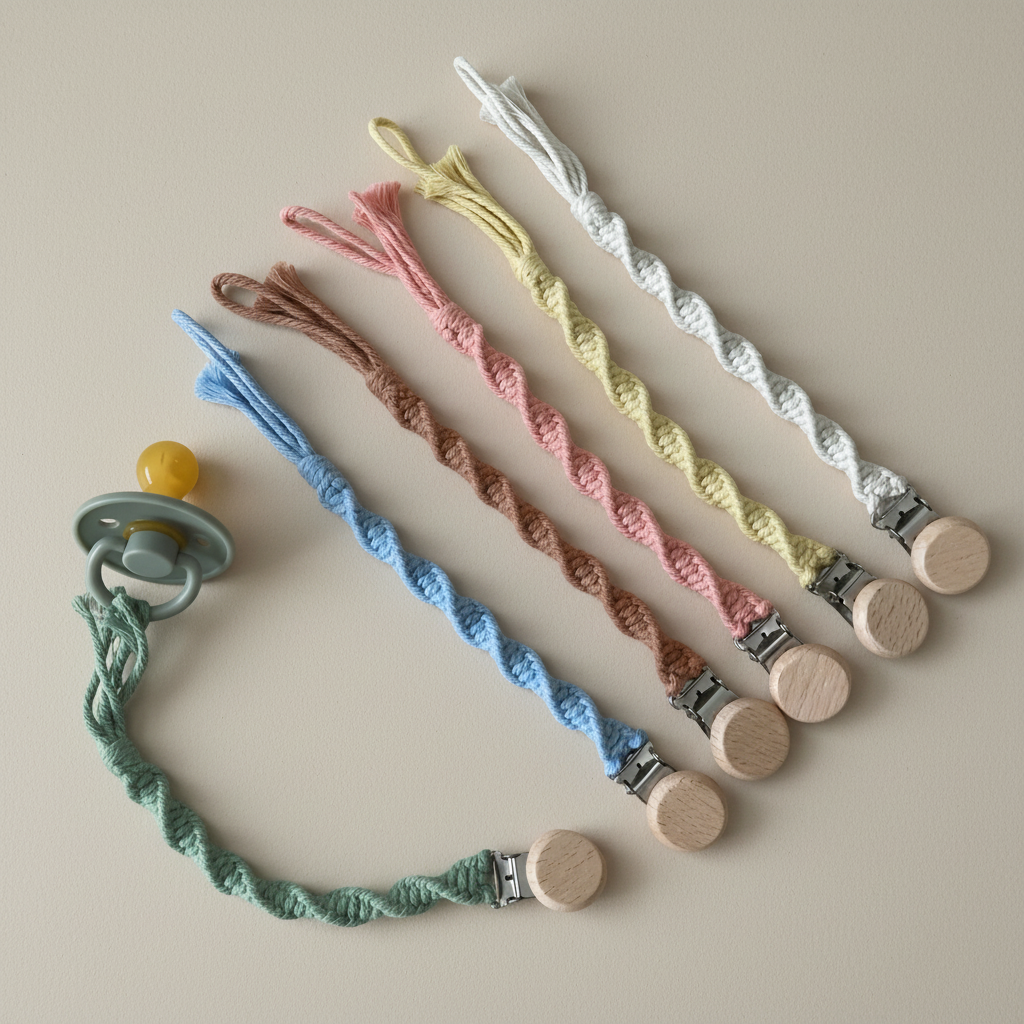 macrame attache tetine