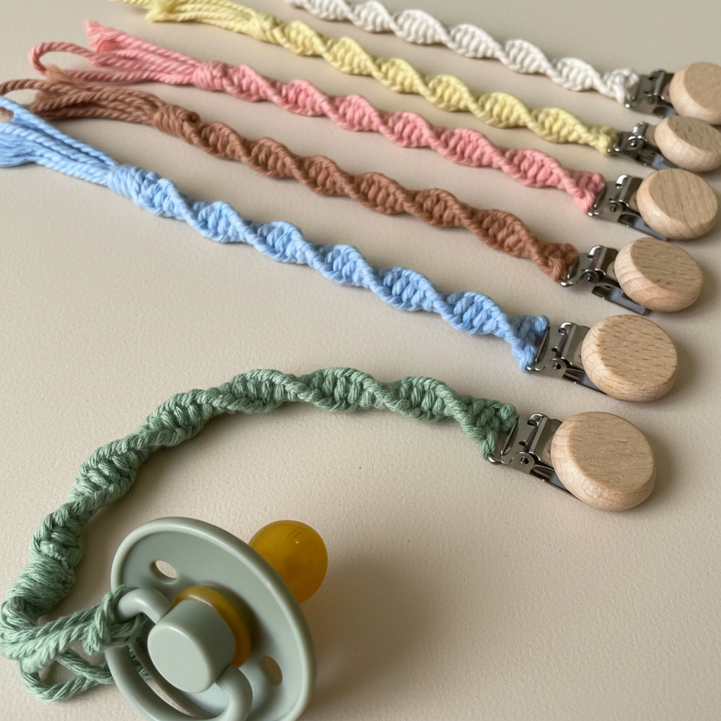 macrame attache tetine