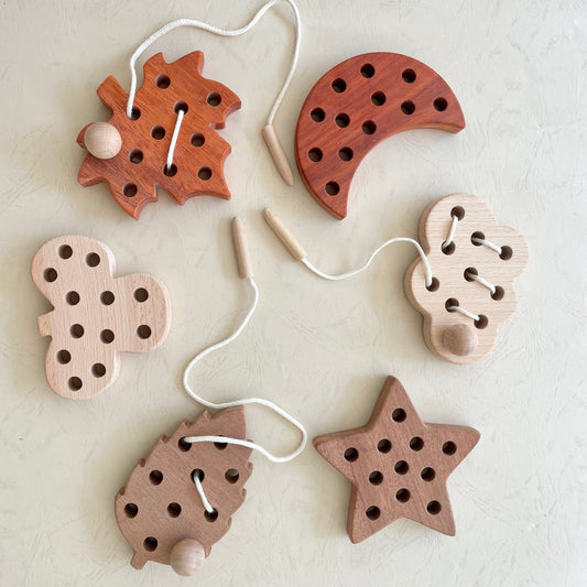 Montessori game threading board set - Zao & Co