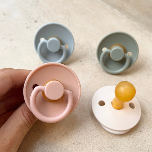 Pacifier natural latex nipple 2 packs